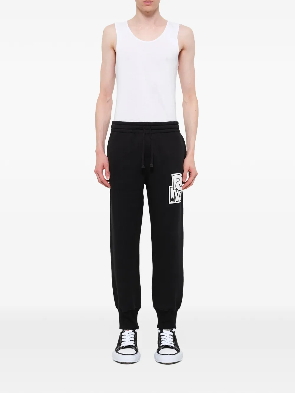  Dover Street Market Pantalones De Chándal Con Logo Bordado - Negro 