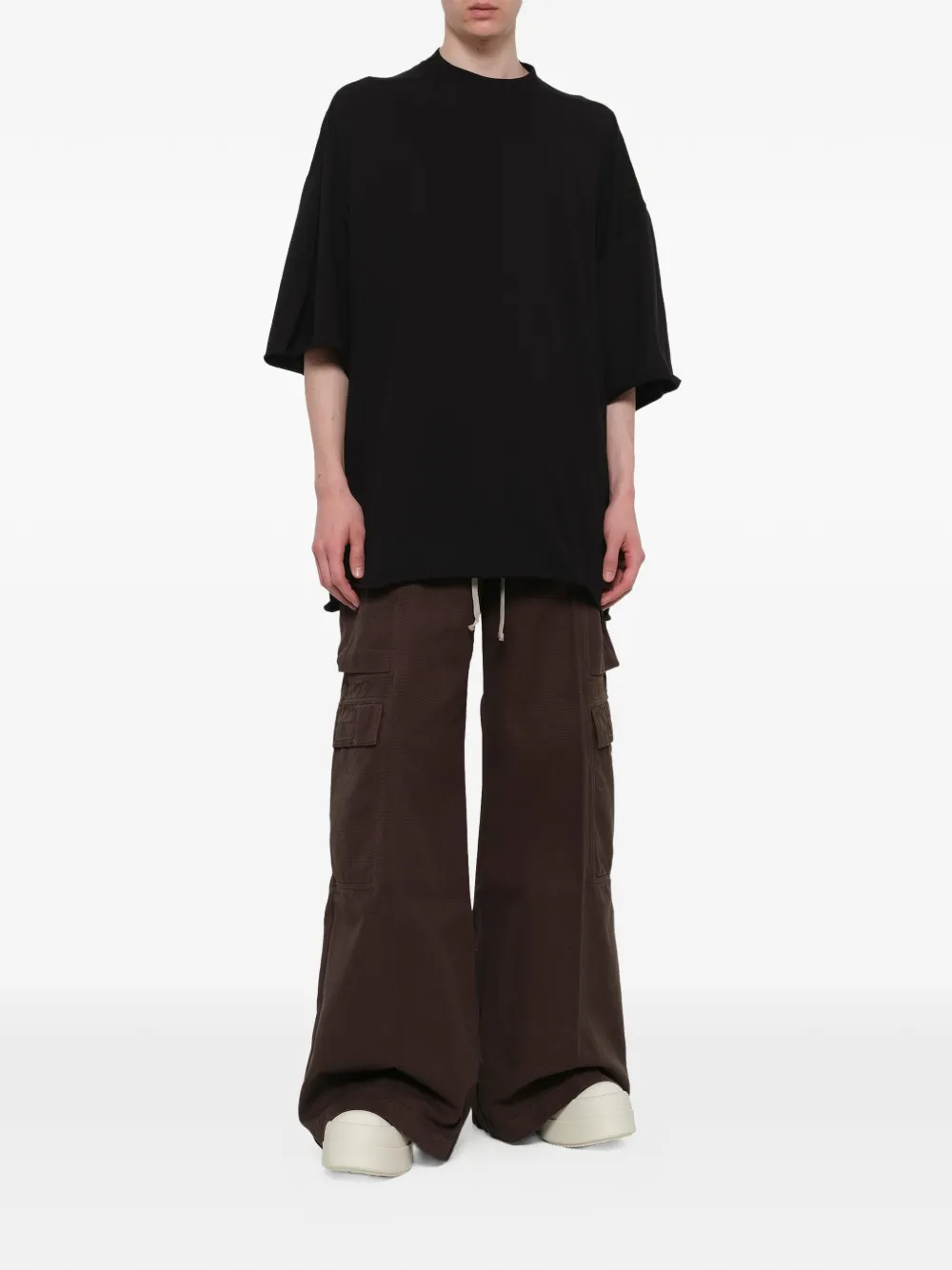 Rick Owens DRKSHDW Double Cargo Jumbo Belas jeans met wijde pijpen Bruin