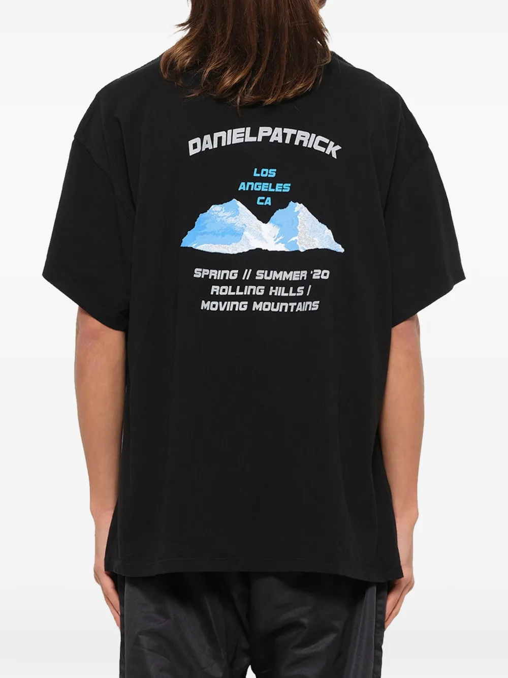Daniel Patrick T-shirt met borstzak Zwart