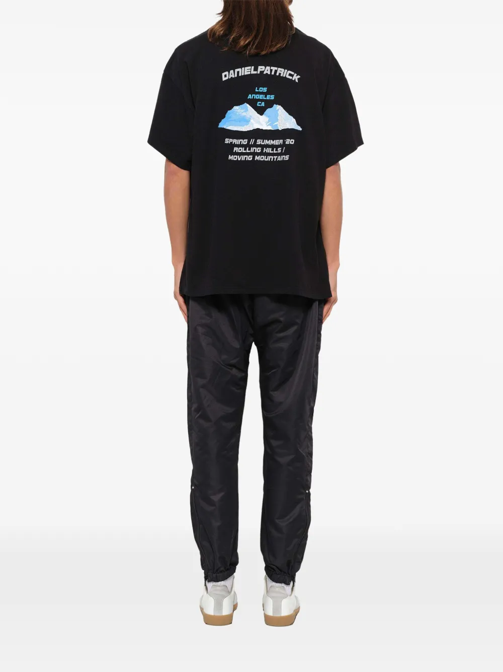 Daniel Patrick T-shirt met borstzak Zwart