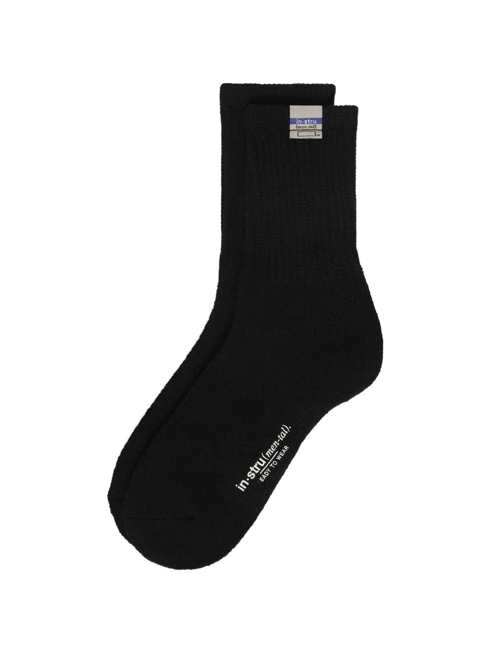 Maison MIHARA YASUHIRO In-stru(men-tal) ribbed-knit socks (set of three) - Schwarz