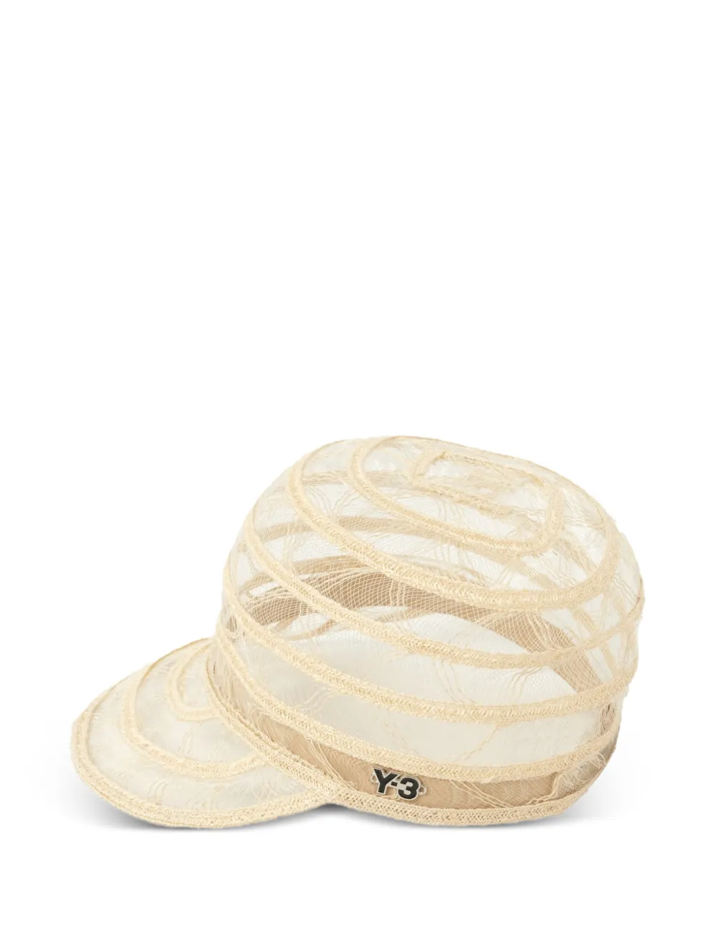 Y-3 Gelaagde mesh pet Beige