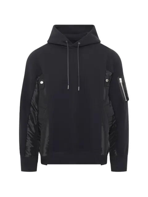 sacai Sponge Sweat twill hoodie