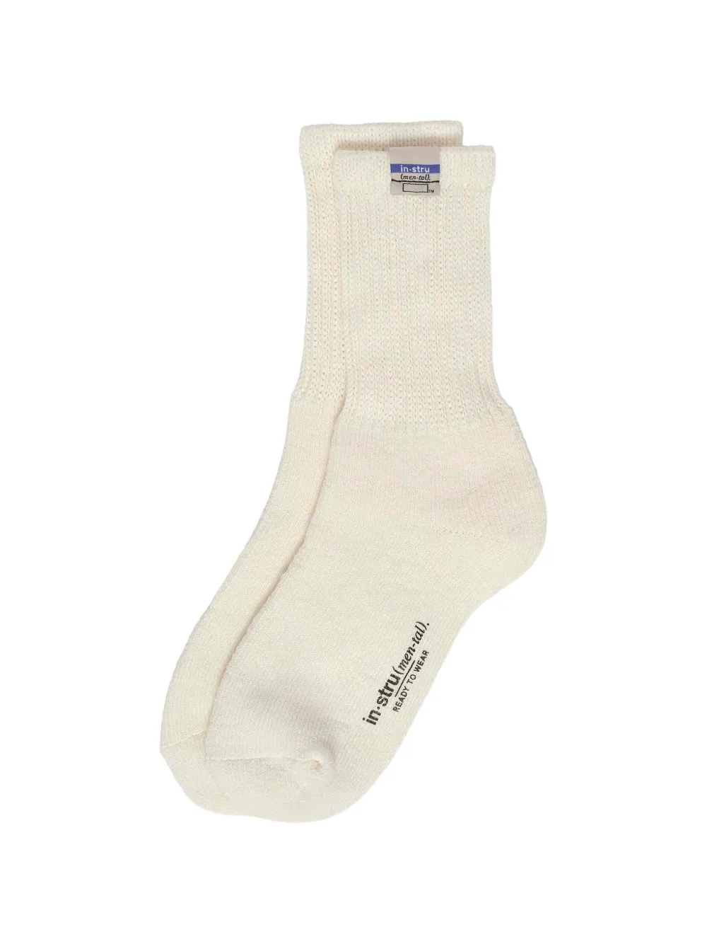 Maison MIHARA YASUHIRO In-stru(men-tal). ribbed socks - Toni neutri