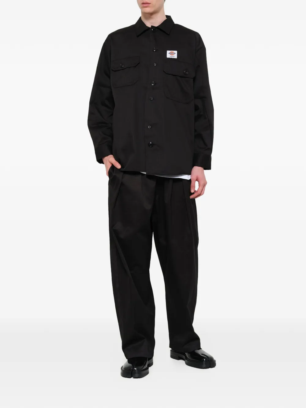 Undercover x Dickies overhemd met klepzak Zwart