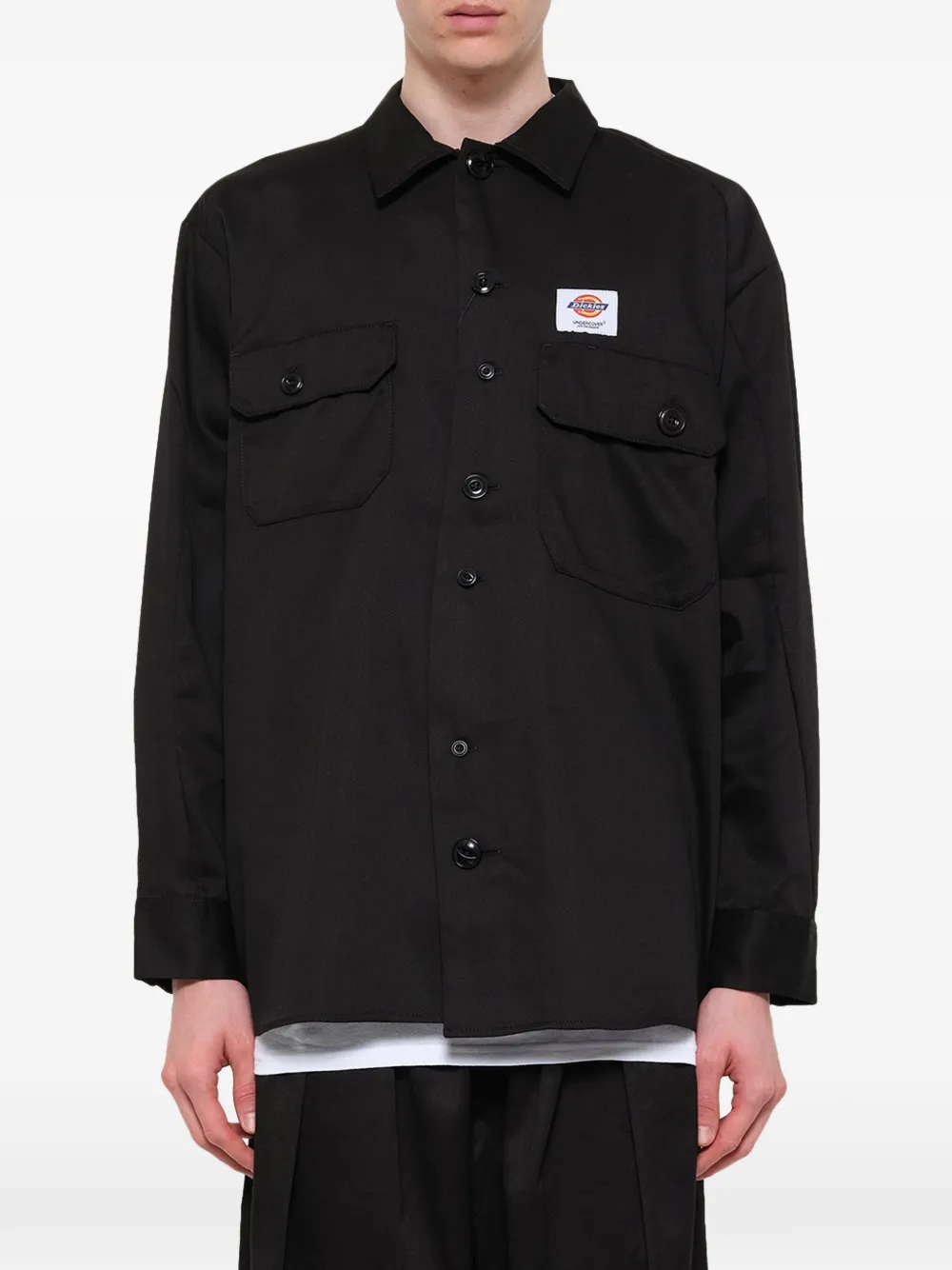 Undercover x Dickies overhemd met klepzak Zwart