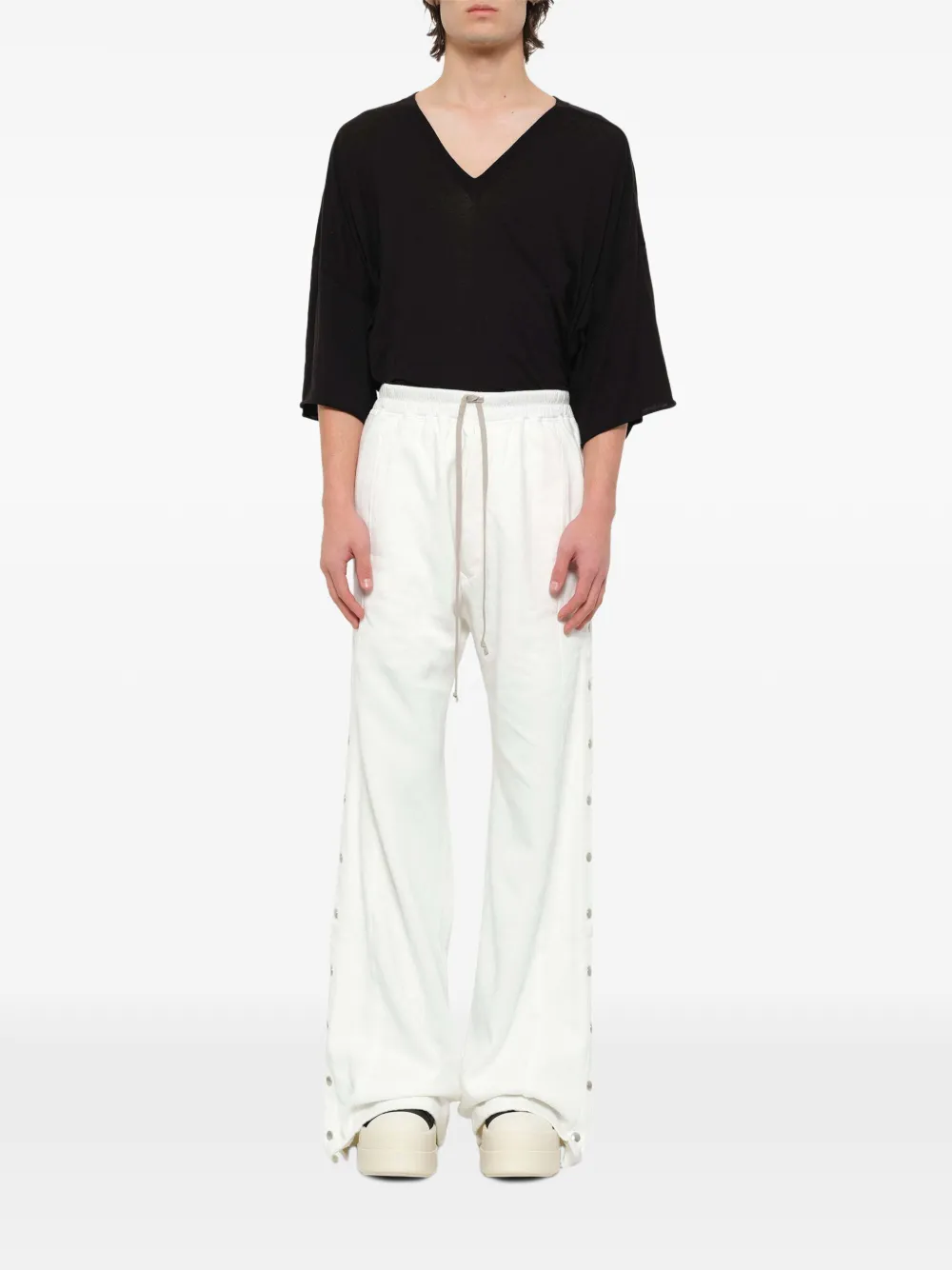 Rick Owens DRKSHDW Pusher broek Wit