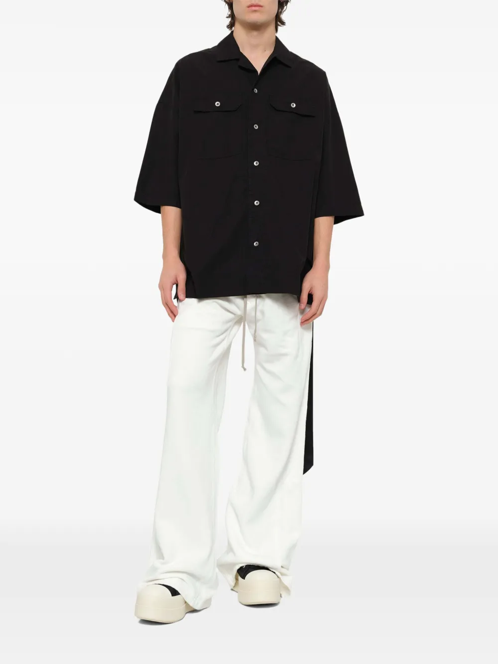 Rick Owens DRKSHDW Pusher broek Wit