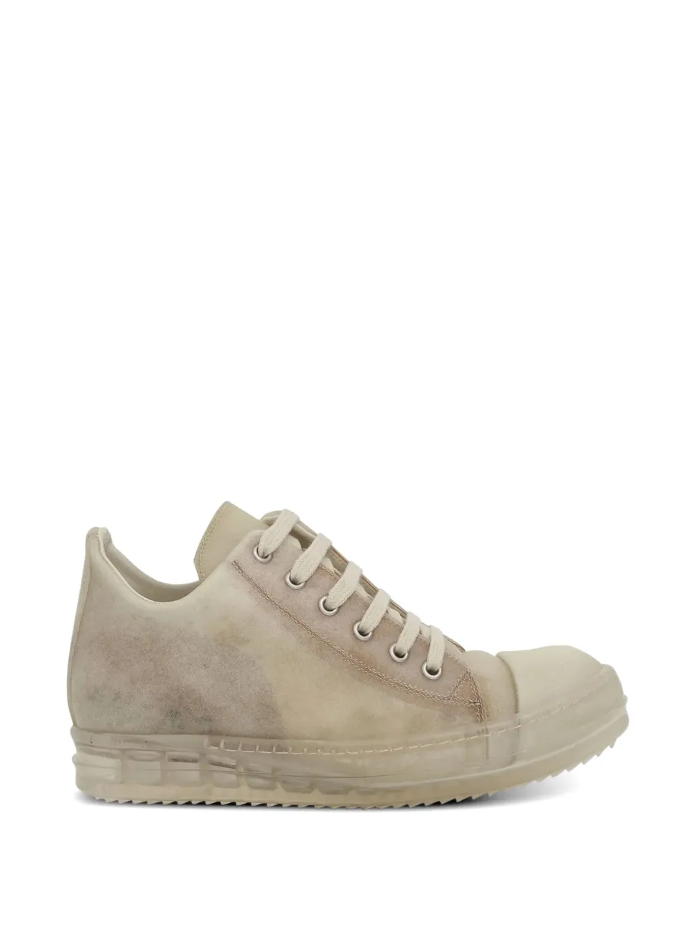 Rick Owens distressed-finish sneakers - Neutrals