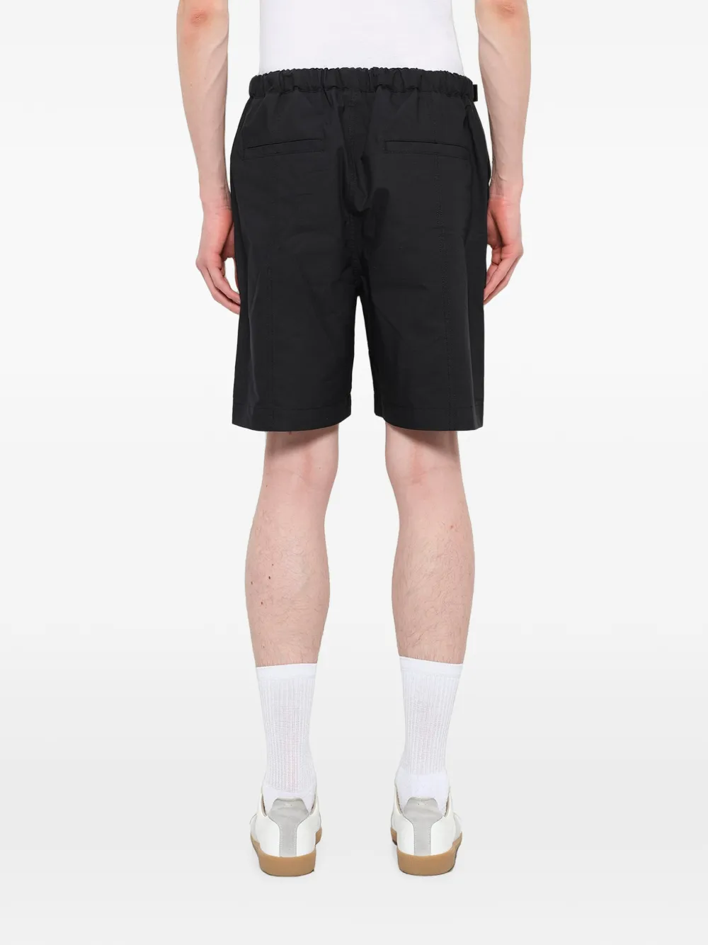 Juun.J Cargo shorts met ceintuur Zwart