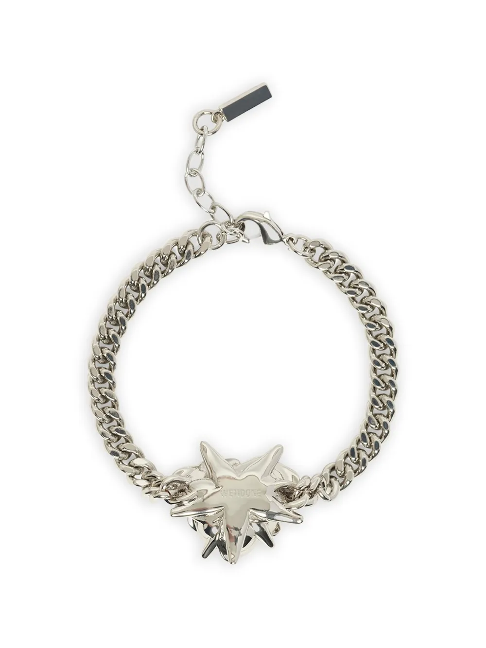  We11done Pulsera Con Detalle De Rosa - Plateado 