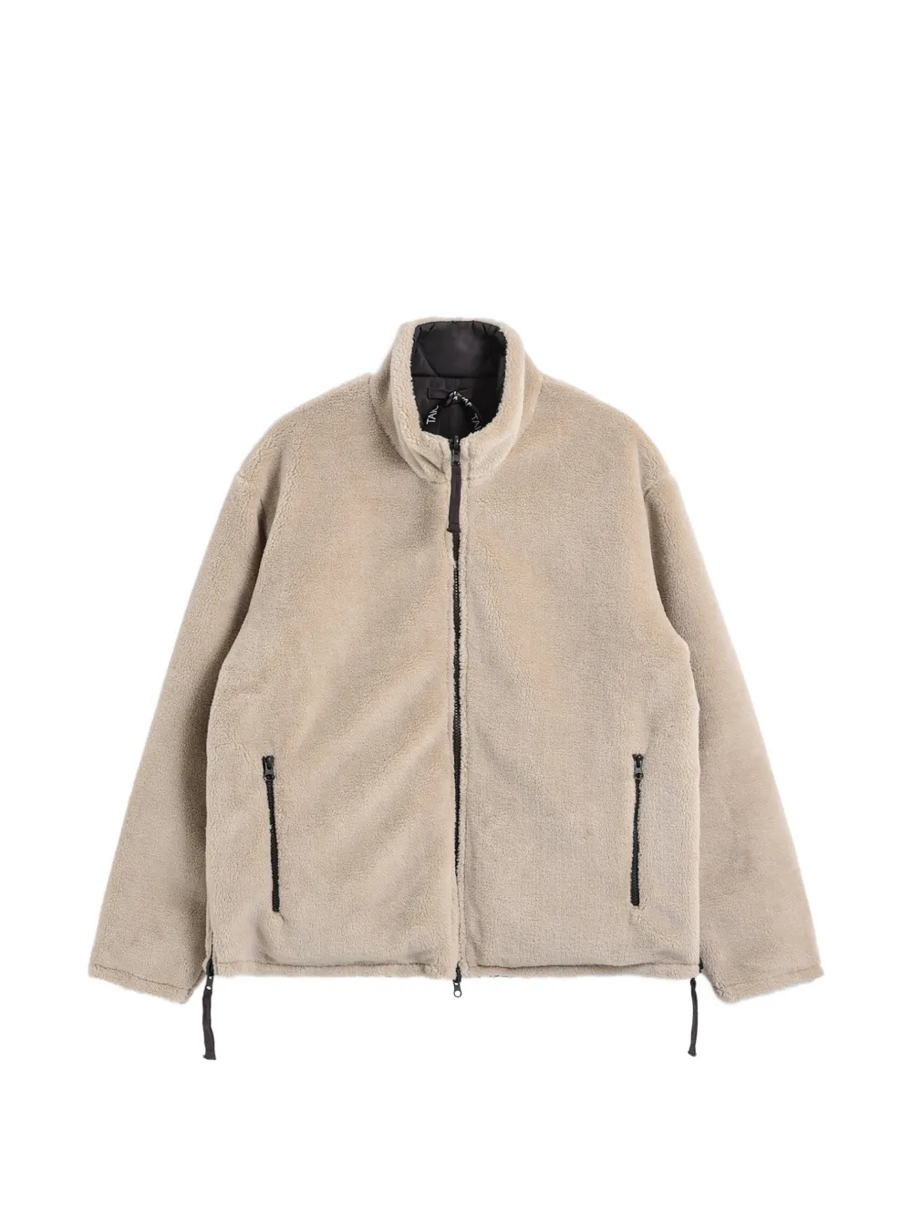 Taion zip-fastening pocket reversible jacket - Braun