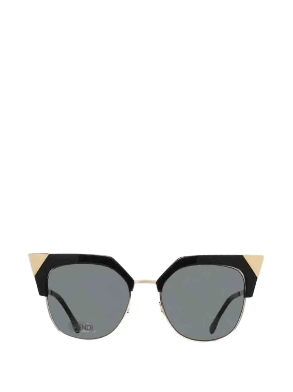 Fendi FENDI cat-eye frame sunglasses - Schwarz aus Metall/Acetate in Schwarz