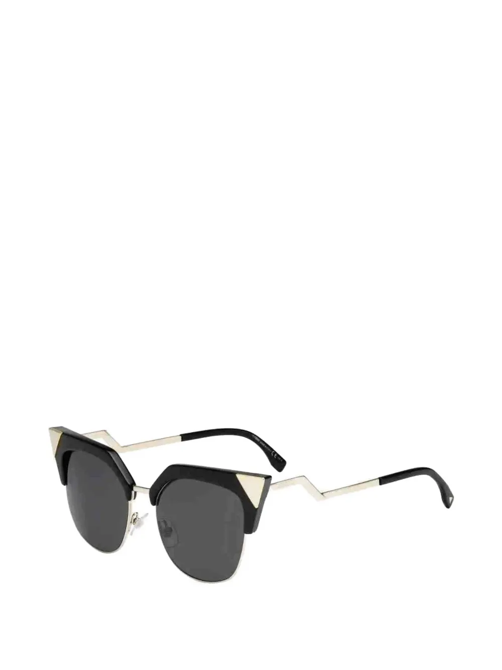 FENDI Zonnebril met cat-eye montuur Zwart