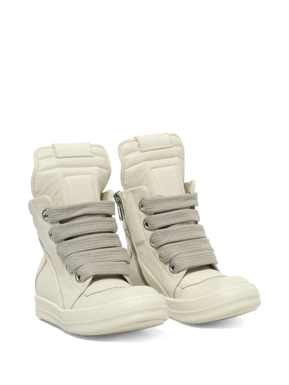 Rick Owens Jumbolace Geobasket sneakers Beige