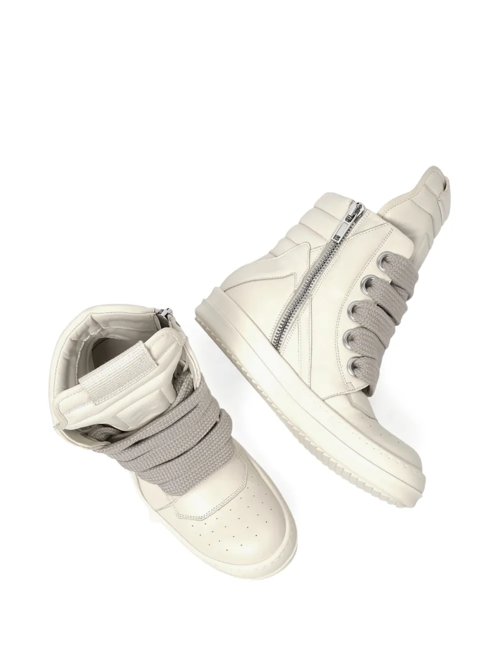 Rick Owens Jumbolace Geobasket sneakers Beige
