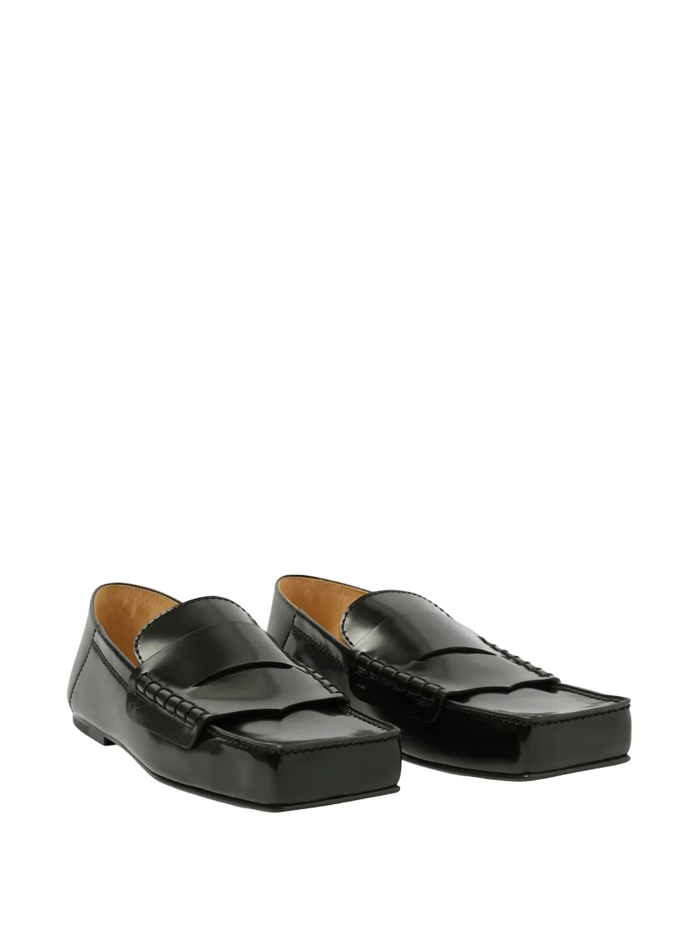Jacquemus Les Moccasins Carre loafers Zwart