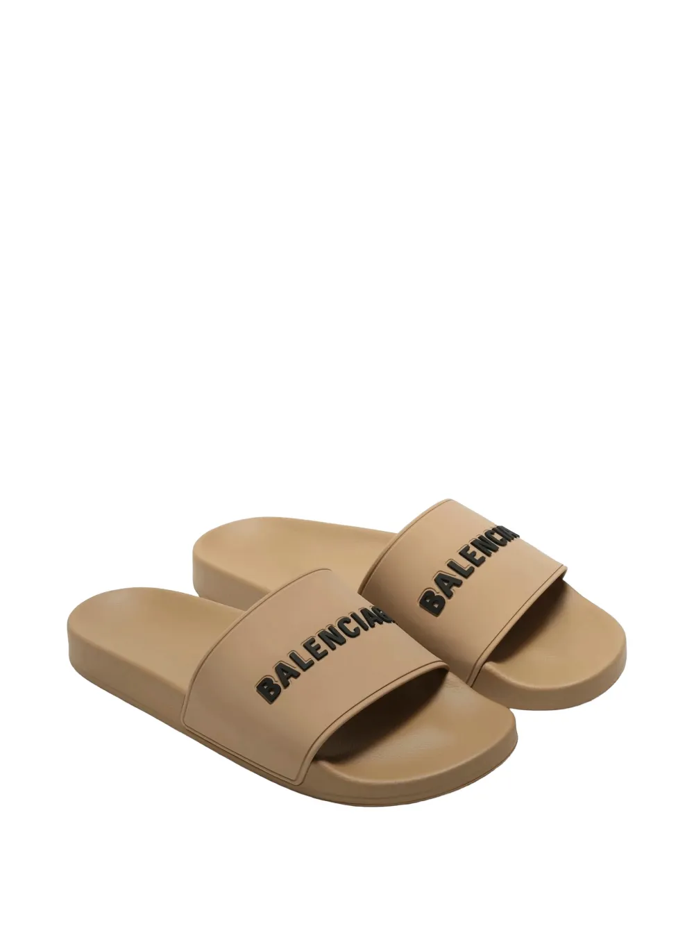 Balenciaga Sandalen met logoprint Beige