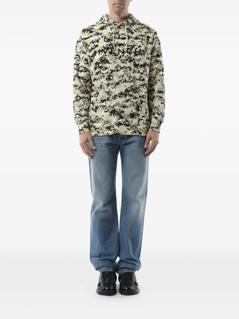 Givenchy Hoodie met camouflageprint Beige