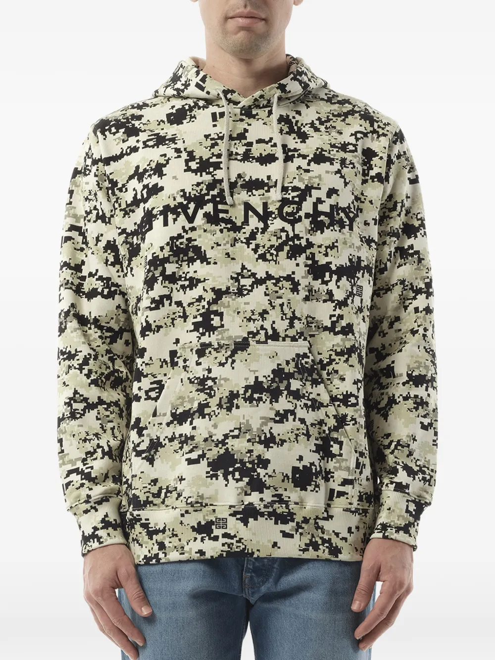 Givenchy Hoodie met camouflageprint Beige