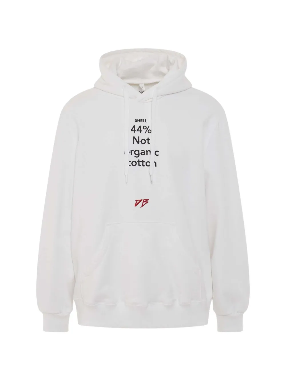 Doublet logo-detail hoodie - White