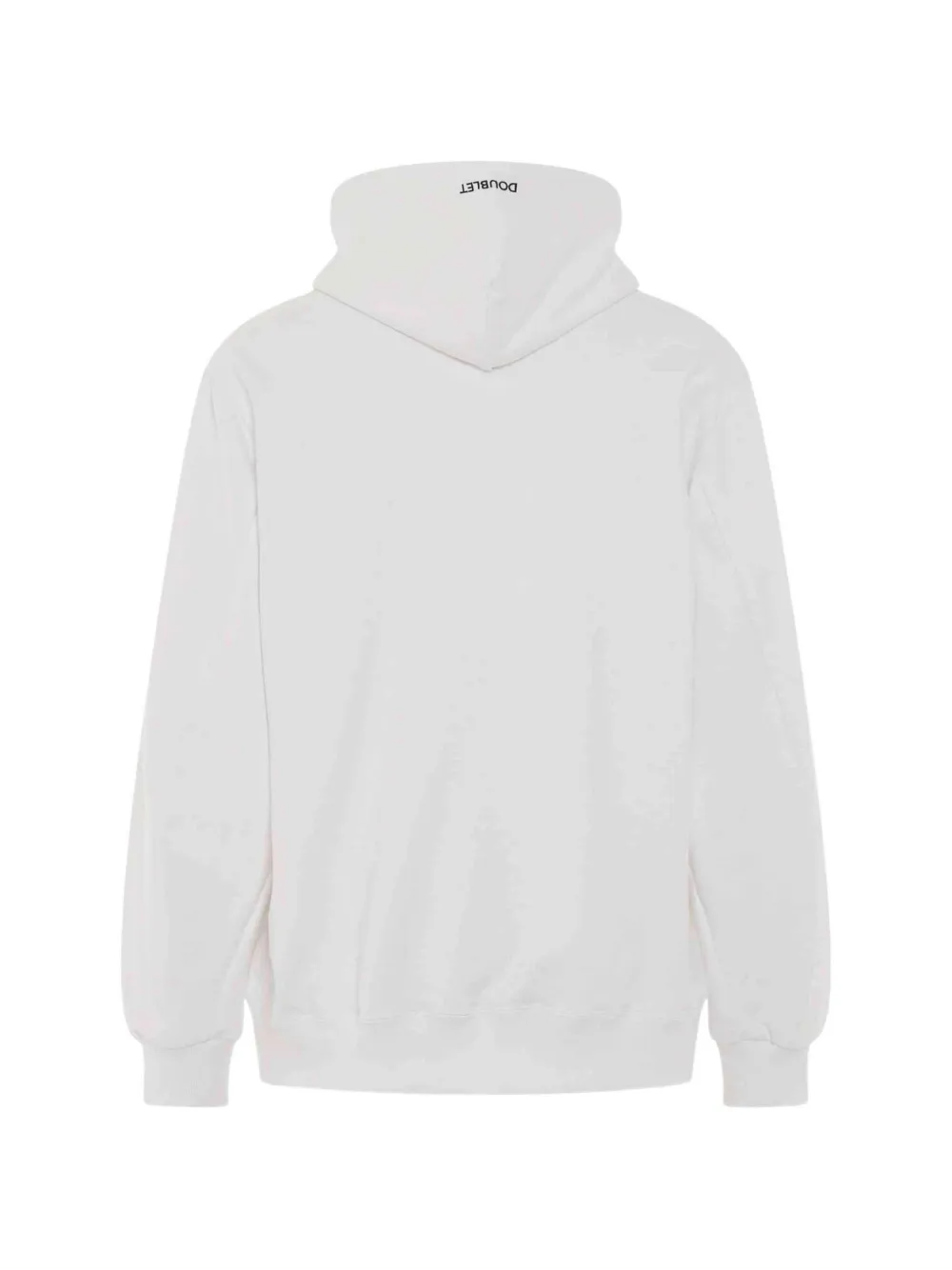 Doublet Hoodie met logodetail Wit