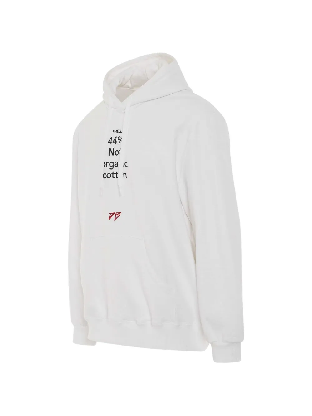 Doublet Hoodie met logodetail Wit