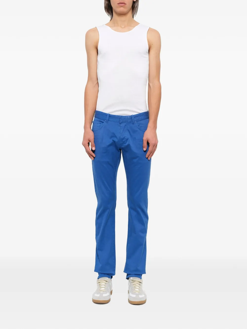 Balenciaga gabardine trousers Blauw