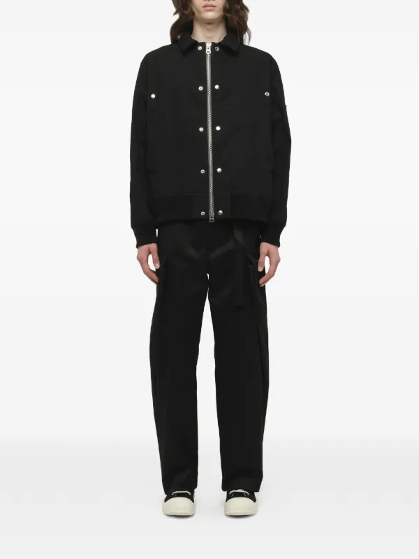 Sacai リップストップ ジャケット | ブラック | FARFETCH JP