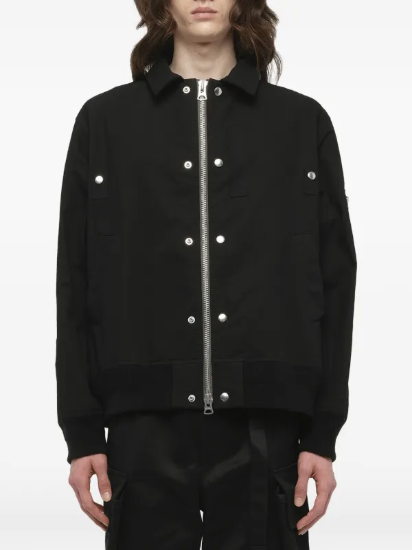 Sacai リップストップ ジャケット | ブラック | FARFETCH JP
