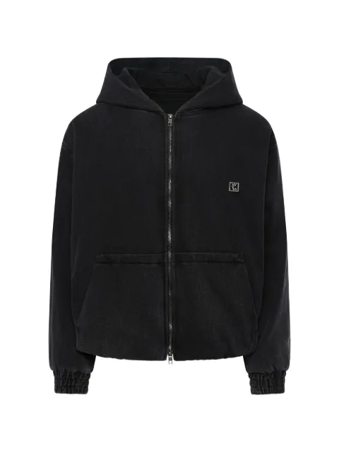 Wooyoungmi dyed denim hoodie