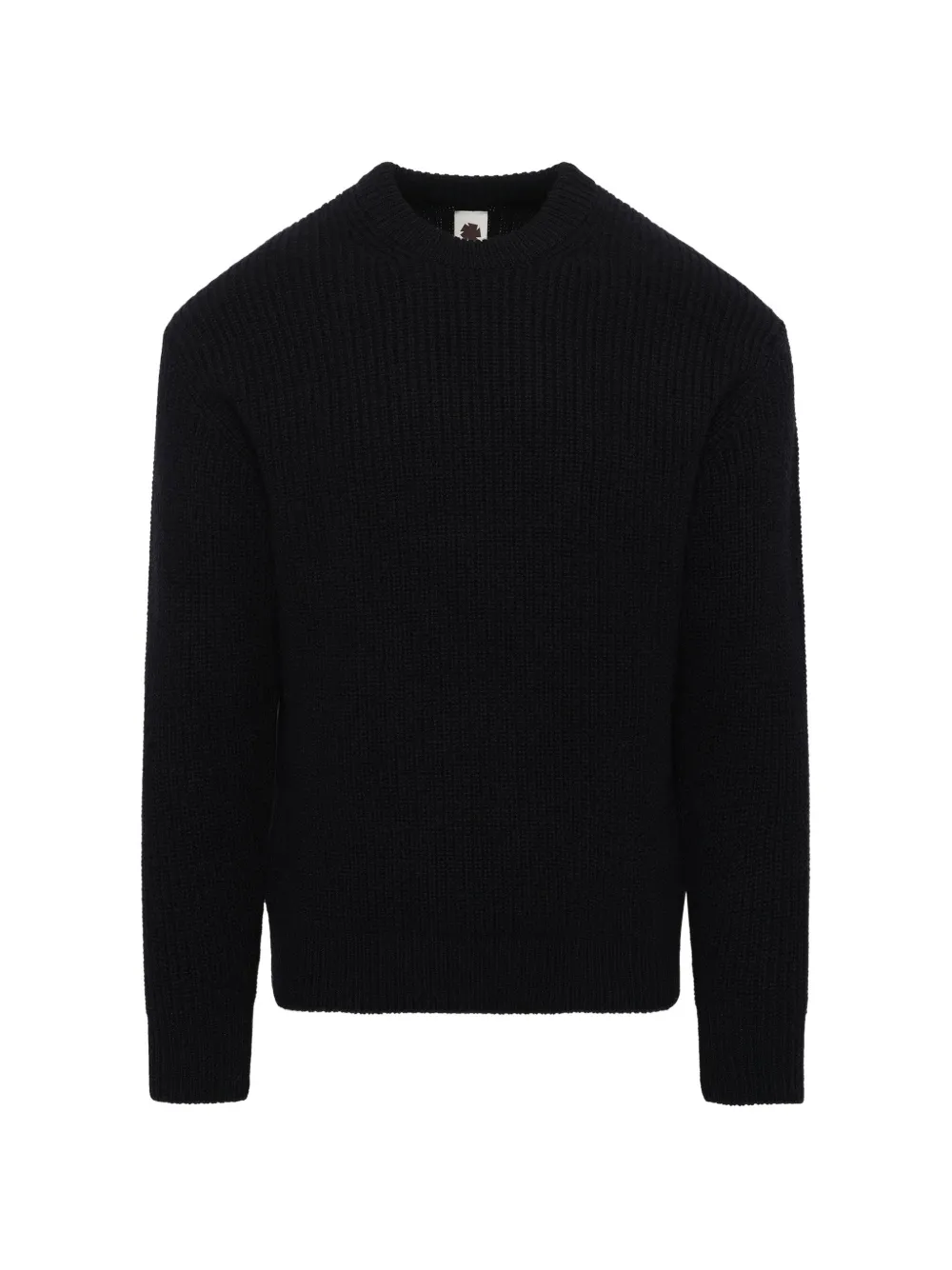Vowels ribbed-knit sweater - Schwarz