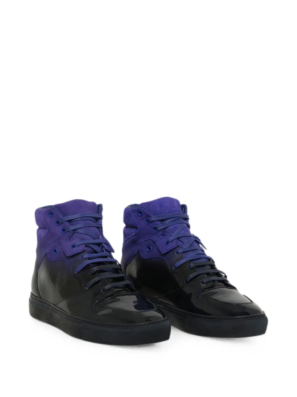 Balenciaga gradient high-top sneakers Zwart