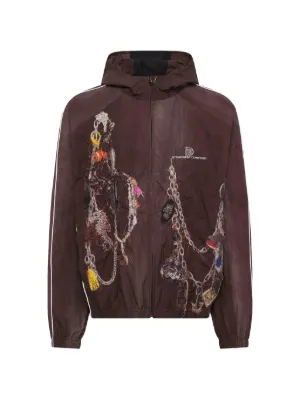 SAINT MXXXXXX Devil Varsity Letter Jacket | Red | FARFETCH