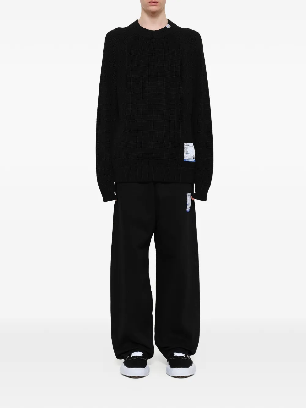 Maison MIHARA YASUHIRO Trui met ronde hals Zwart