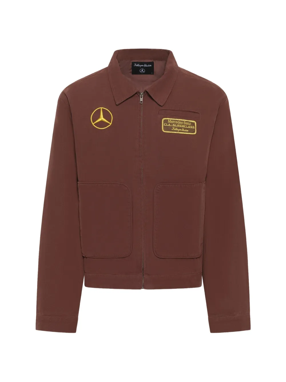KidSuper x Mercedes-Benz work jacket - Marrone