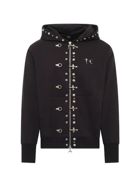 THUG CLUB Kapuzenjacke mit Nieten