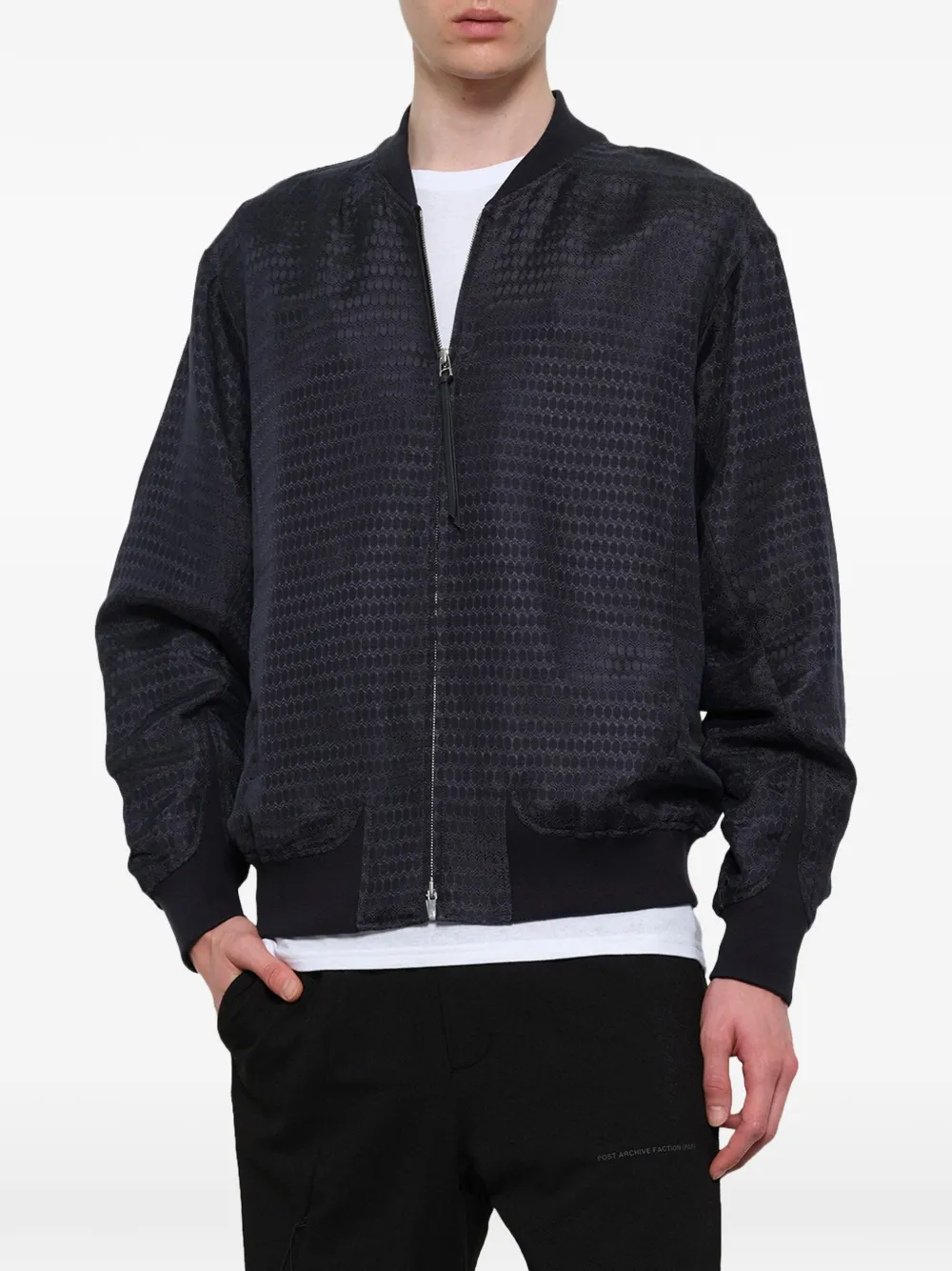 Post Archive Faction Archive bomberjack met rits Blauw