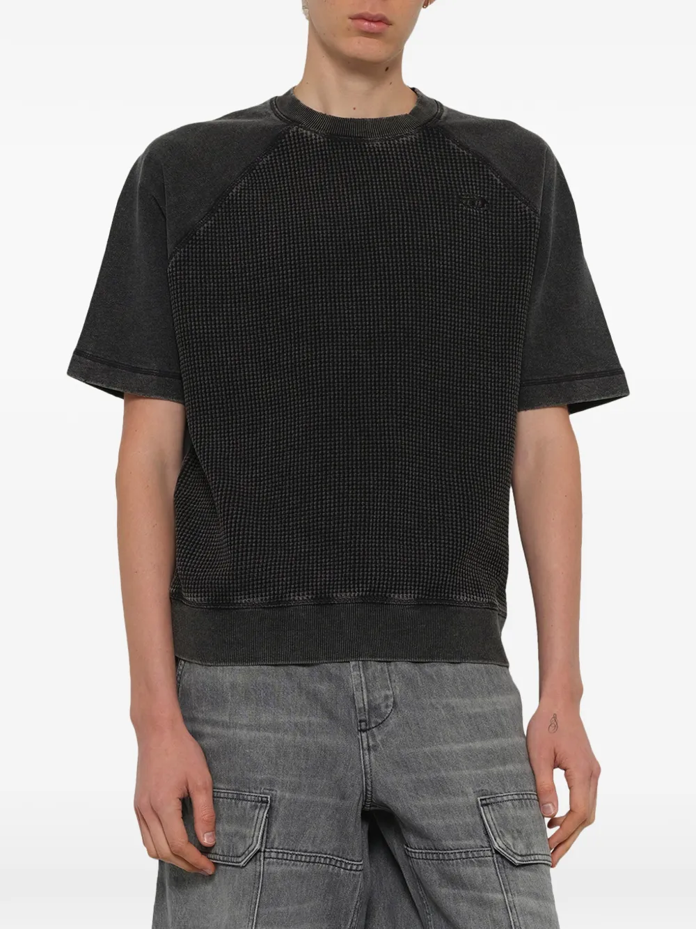 Diesel S-Wafy-Rag T-shirt Grijs