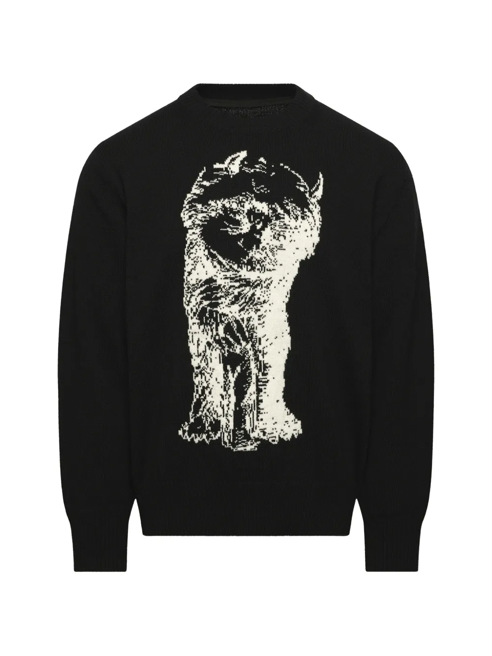 sacai Where The Wild Things Are graphic-print sweatshirt - Black