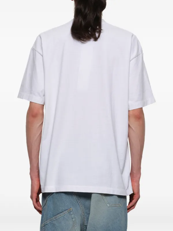 Doublet Grip-Love sequin-embellished T-shirt | White | FARFETCH