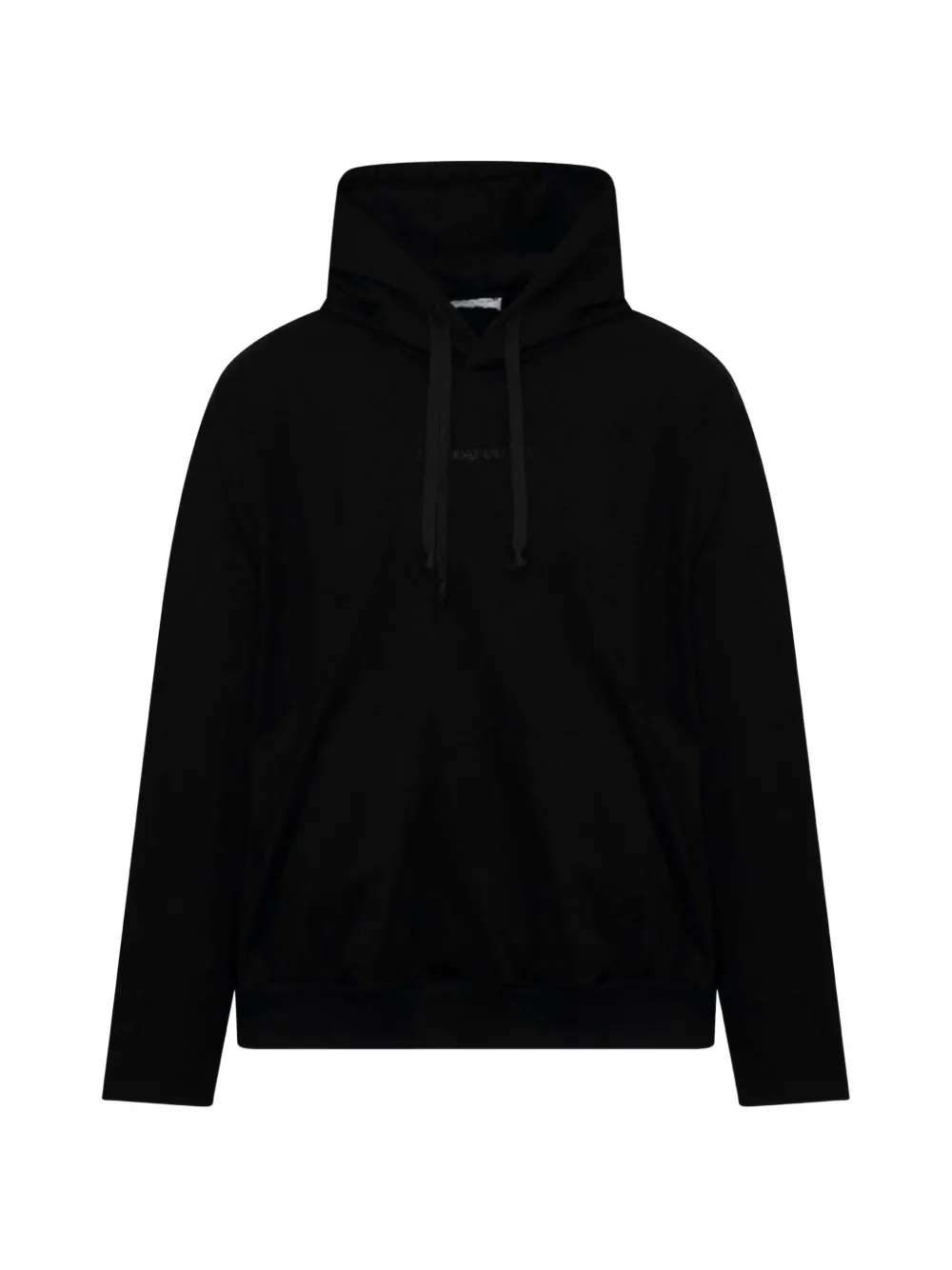 Ih Nom Uh Nit graphic-print embroidered hoodie - Nero