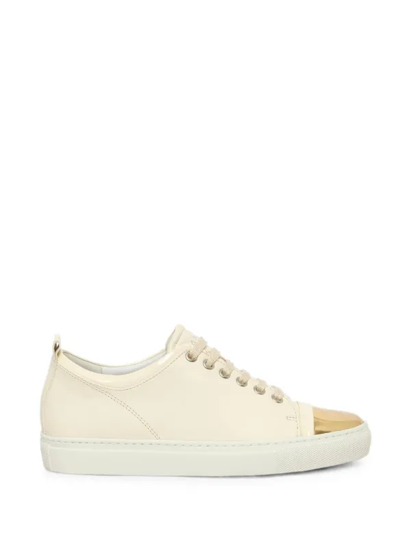 Lanvin Cap-toe Sneakers in Neutrals