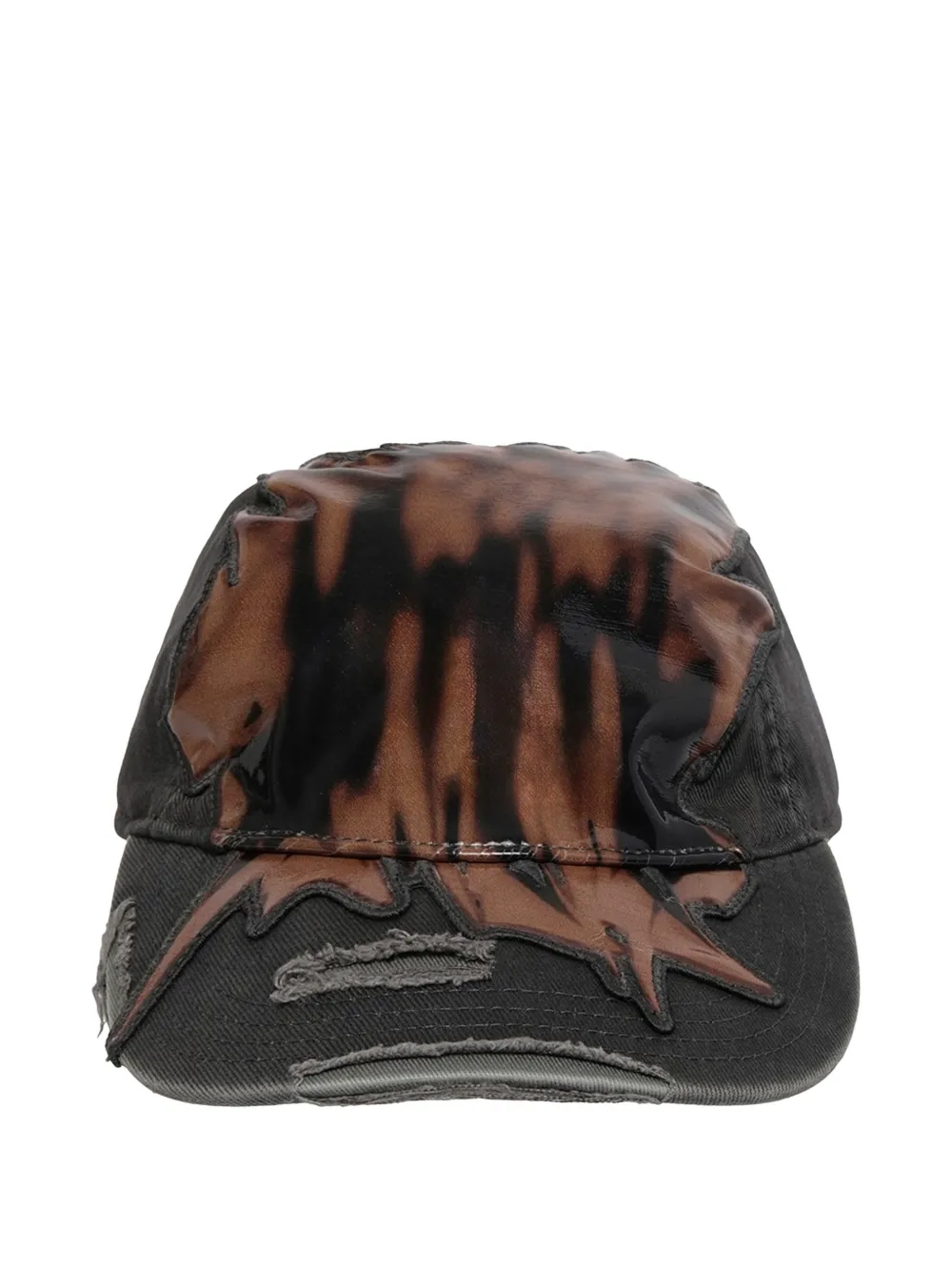 Diesel distressed C-KER cap - Schwarz