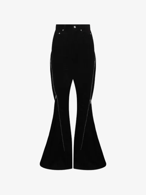 Rick Owens Jeans Bolan Banana con zip