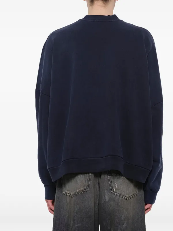 Willy Chavarria Hooligan Sweatshirt | Blue | FARFETCH RO
