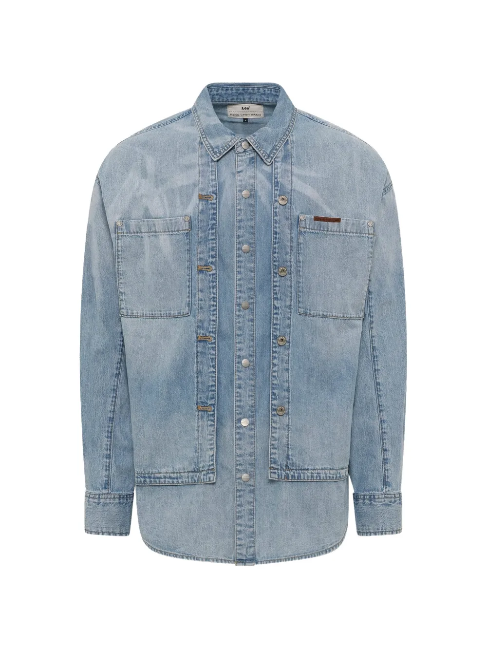 Feng Chen Wang x Lee denim shirt - Blau
