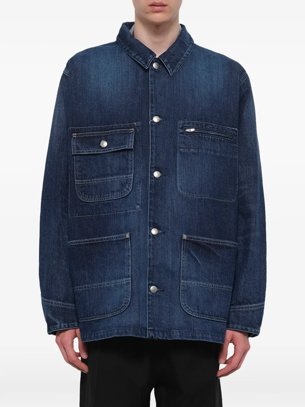 Vowels Denim jack Blauw