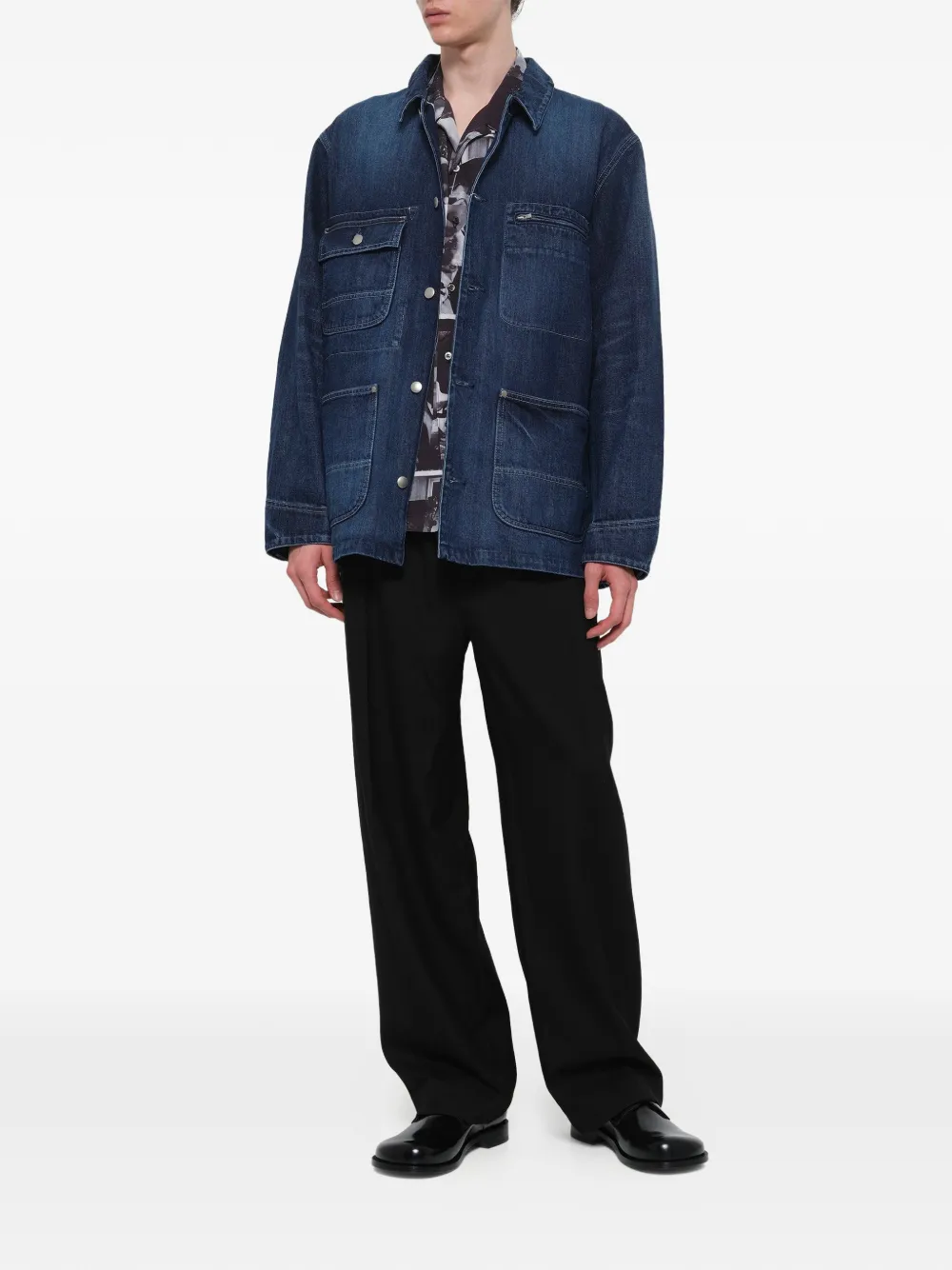 Vowels Denim jack Blauw