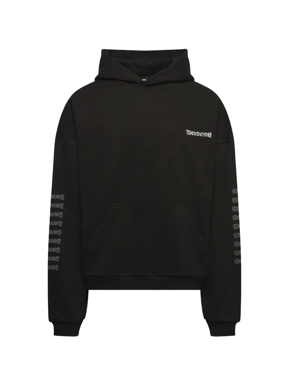 We11done Punk Teddy hoodie - Nero